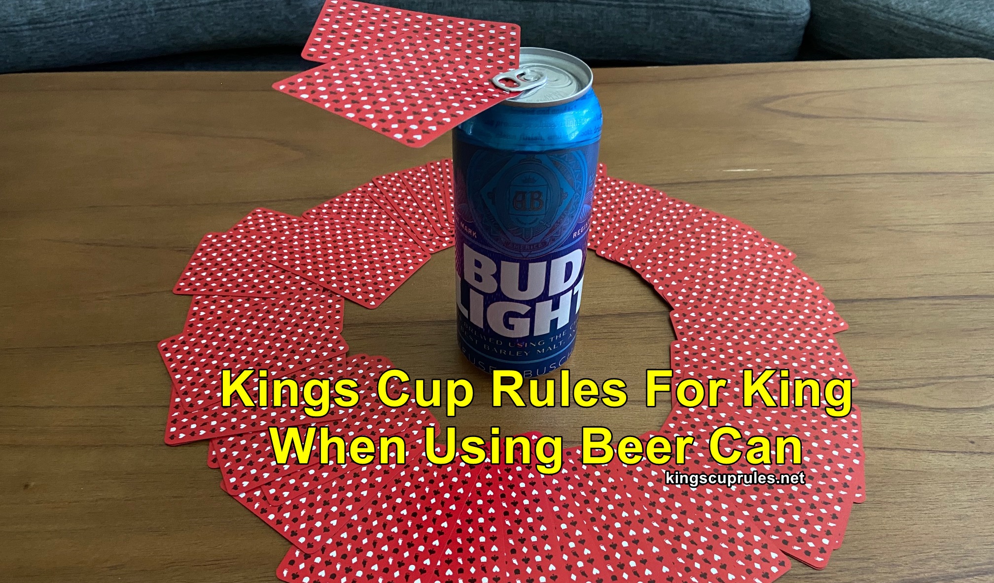 Kings Cup Rules For King When Using Beer Can
